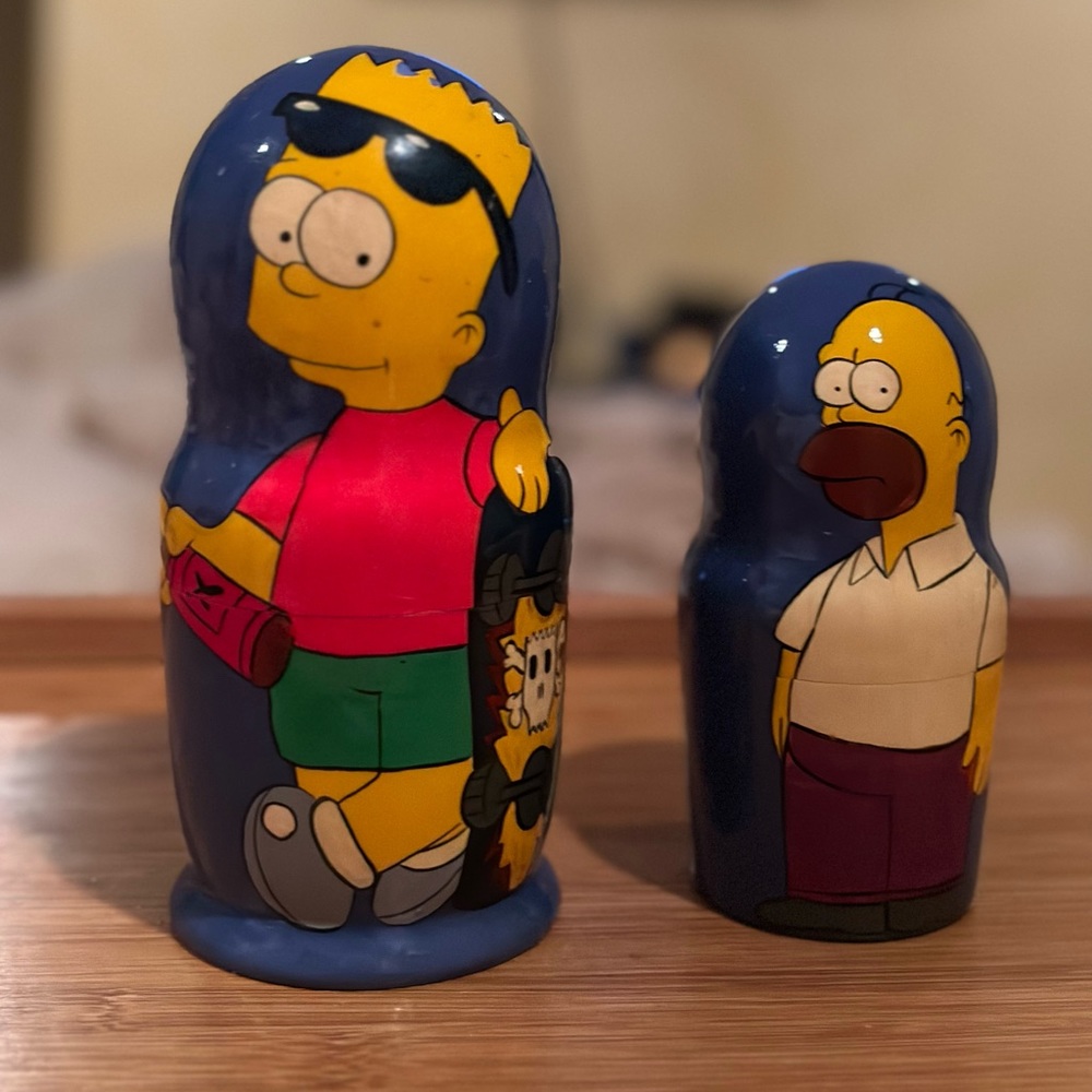 Simpsos nesting dolls - Picture 3 of 6